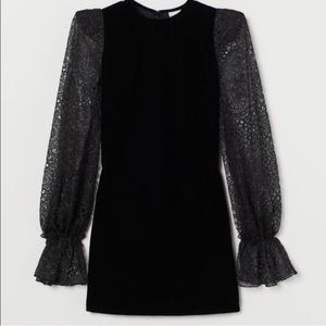 Vampire’s Wife X H & M Velvet Mini Dress NWT